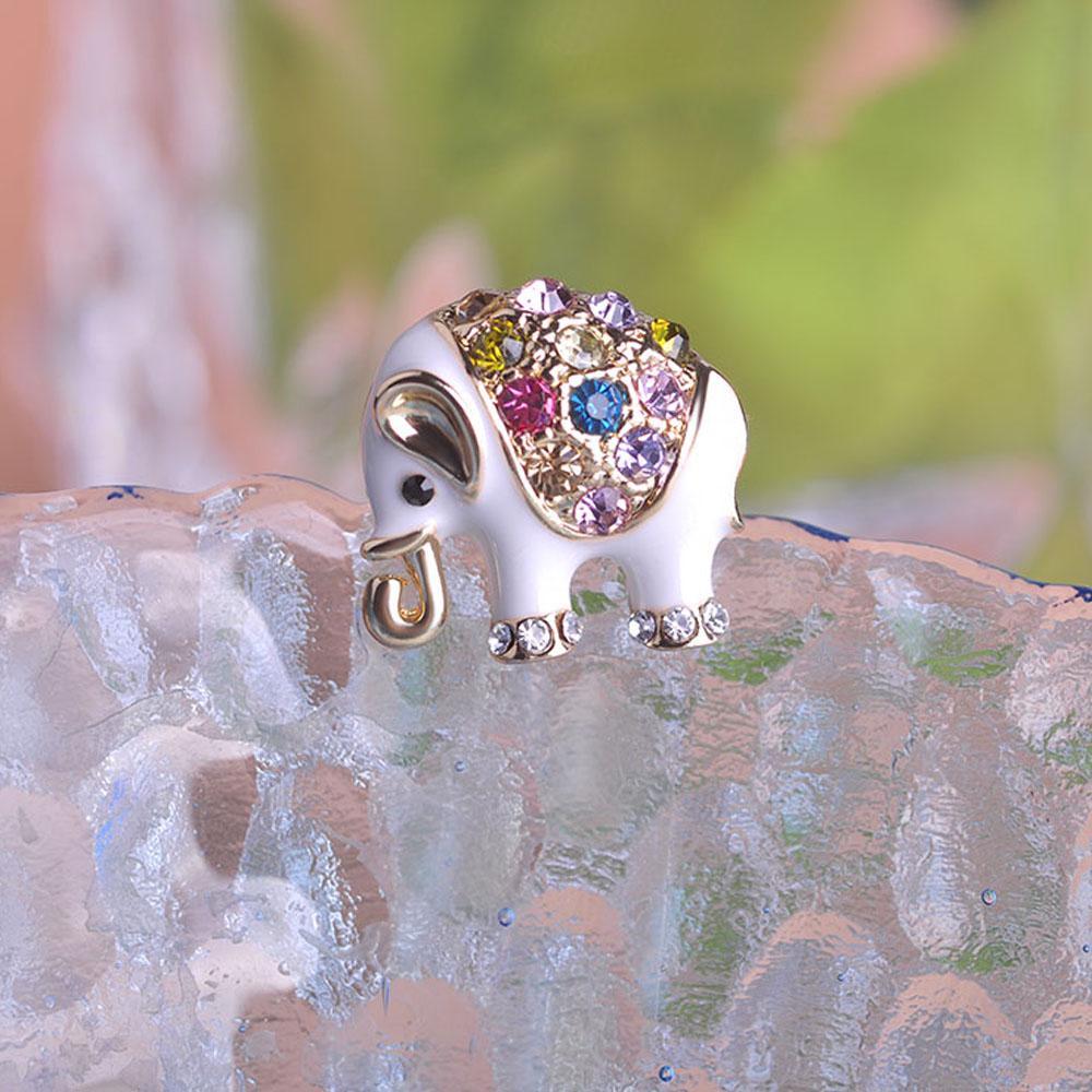 Baby Elephant Brooch - KHAISTA Fashion Jewellery