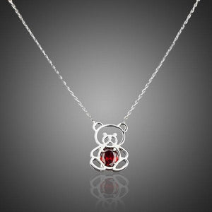 Bear Chain Necklace KPN0015 - KHAISTA Fashion Jewellery