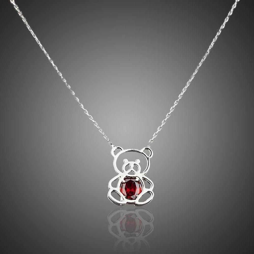 Bear Chain Necklace KPN0015 - KHAISTA Fashion Jewellery