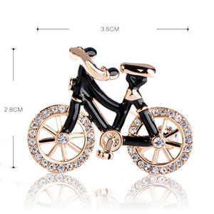 Bicycle Lover Brooch - KHAISTA Fashion Jewellery