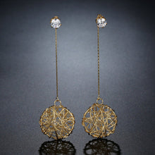 Load image into Gallery viewer, Big Round Dangle Long Earrings -KPE0398 - KHAISTA Fashion Jewellery
