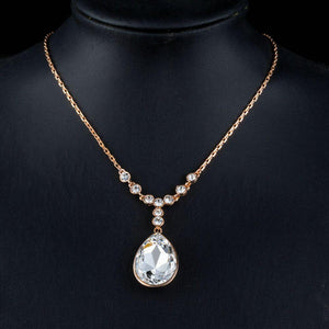 Big Water Drop Pendant Necklace - KHAISTA Fashion Jewellery