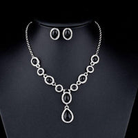 Side angle view of Khaista black crystal set