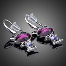 Load image into Gallery viewer, Black Eye Frog Drop Earring -KPE0086 - KHAISTA Fashion Jewellery
