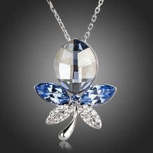 Load image into Gallery viewer, Blue Dragonfly Pendant Necklace KPN0153 - KHAISTA Fashion Jewellery
