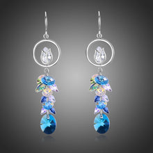 Load image into Gallery viewer, Blue Long Drop Earrings -KPE0333 - KHAISTA Fashion Jewellery
