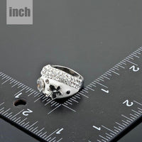 Artistic craftsmanship and structured profiles of the elegant butterfly crystal party ring