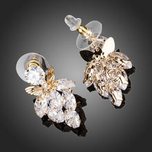 Load image into Gallery viewer, Butterfly On Leaf Drop Earrings - KHAISTA Fashion Jewellery
