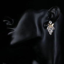 Load image into Gallery viewer, Butterfly On Leaf Drop Earrings - KHAISTA Fashion Jewellery
