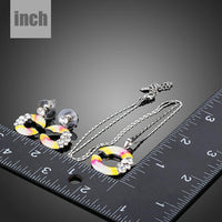 C-shape drop earring detail by Khaista