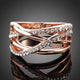 Minimalist Clear Crystal Stacking Ring for Elegant Everyday Wear