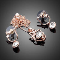 Side angle view of Khaista cat Stellux drop set
