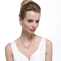 Close-up of cat's eye and CZ on Khaista antler bridal set