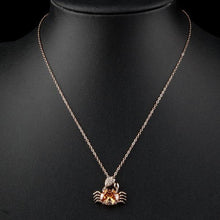 Load image into Gallery viewer, Champagne Crab Pendant Necklace KPN0081 - KHAISTA Fashion Jewellery
