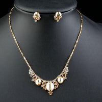 Side angle view of Khaista champagne floral set