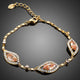 Champagne Cubic Zirconia Crystal Bracelet