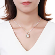 Load image into Gallery viewer, Champagne Pear Shape Necklace KPN0267 - KHAISTA Fashion Jewellery
