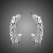 Load image into Gallery viewer, Classic Crystal Stud Earrings - KHAISTA Fashion Jewellery
