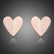 Classic Gold Heart Stud Earrings