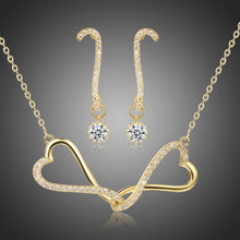 Load image into Gallery viewer, Clear Cubic Zirconia Infinit Love Jewellery Set - KHAISTA Fashion Jewellery
