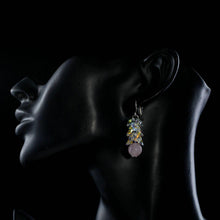 Load image into Gallery viewer, Cluster Gradient Bunch Drop Earrings - KHAISTA Fashion Jewellery
