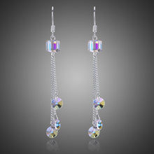 Load image into Gallery viewer, Color Change Raindrop Dangle Earrings -KPE0344 - KHAISTA Fashion Jewellery
