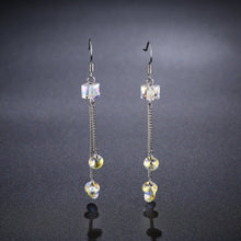 Load image into Gallery viewer, Color Change Raindrop Dangle Earrings -KPE0344 - KHAISTA Fashion Jewellery
