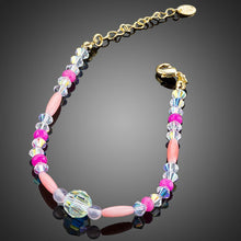 Load image into Gallery viewer, Crystal Beads Lobster Bracelet - KHAISTA Fashion Jewellery
