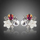 Crystal Bouquet Stud Earrings