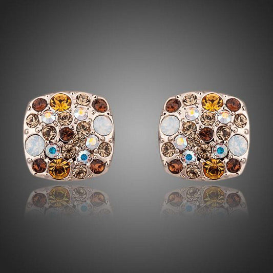 khaista crystal stars stud earrings me0070 image 1