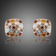 Crystal Stars Stud Earrings