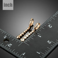 crystal steps drop earrings detail view by KHAISTA