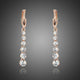 Crystal Steps Drop Earrings