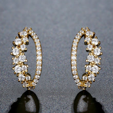 Load image into Gallery viewer, Cubic Zircon Fashion Earrings -KPE0389 - KHAISTA Fashion Jewellery
