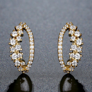 Cubic Zircon Fashion Earrings -KPE0389 - KHAISTA Fashion Jewellery