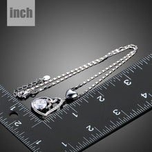 Load image into Gallery viewer, Cubic Zirconia Heart Pendant Necklace KPN0156 - KHAISTA Fashion Jewellery
