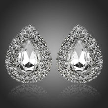 Load image into Gallery viewer, Cubic Zirconia Stud Earrings -KPE0112 - KHAISTA Fashion Jewellery
