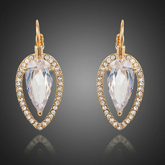 khaista cubic zirconia water drop dangle earrings mje0219 image 1