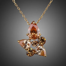 Load image into Gallery viewer, Cubic Zirconia Water Drop Necklace KPN0047 - KHAISTA Fashion Jewellery
