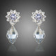 Dangling Crystal Drop Earrings
