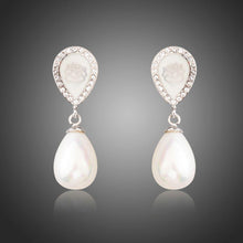 Load image into Gallery viewer, Designer Pearl Drop Earrings - KHAISTA Fashion Jewellery
