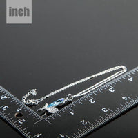 Pendant detail on KHAISTA crystal dragonfly wings chain necklace