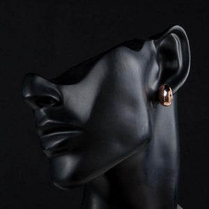 Egg Shaped Stud Earrings - KHAISTA Fashion Jewellery
