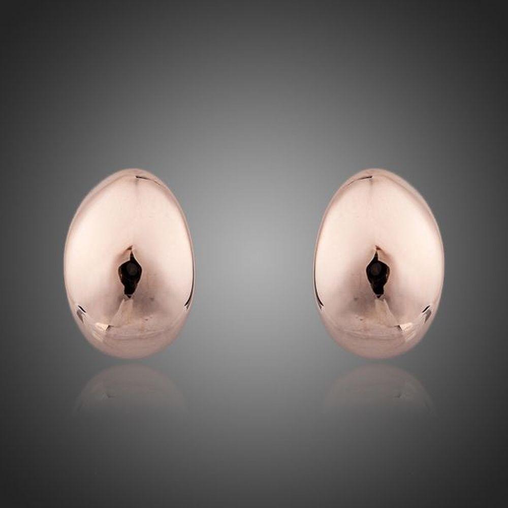 Egg Shaped Stud Earrings - KHAISTA Fashion Jewellery