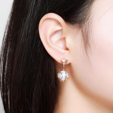 Load image into Gallery viewer, Elegant Pearl Drop Earrings -KFJE0409 - KHAISTA4
