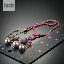 Load image into Gallery viewer, Elegant Pearl Necklace &amp; Drop Earrings Set - KHAISTA Fashion Jewellery
