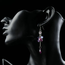 Load image into Gallery viewer, Elegant Purple Crystal Dangle Drop Earrings-khaista-KF0288-4
