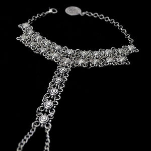 Silver Anklet Barefoot Chain - KHAISTA Fashion Jewellery