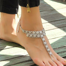 Load image into Gallery viewer, Silver Anklet Barefoot Chain - KHAISTA Fashion Jewellery
