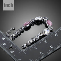 fashion charm crystal bracelet detail view by KHAISTA